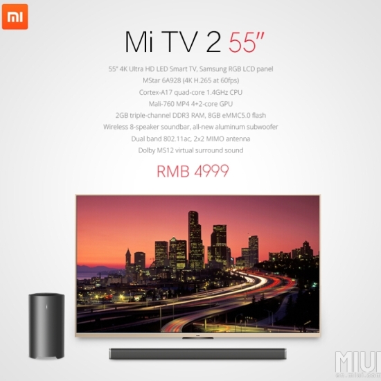 Xiaomi Mi TV 2 55-inch