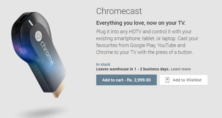Chromecast on Google Play