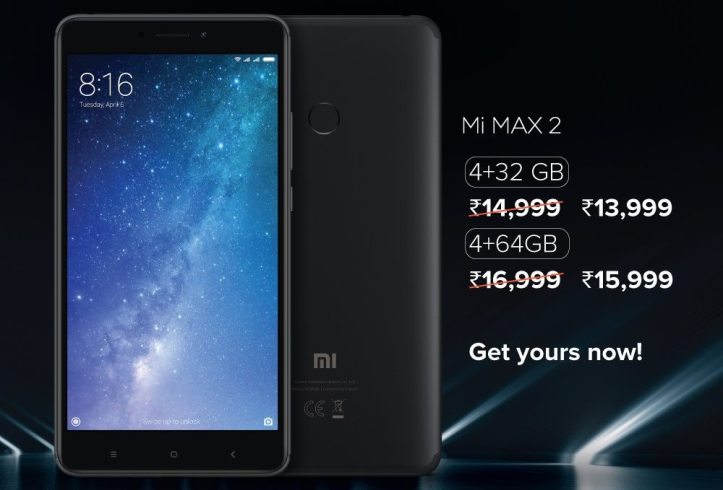 Mi Max 2 India price-cut