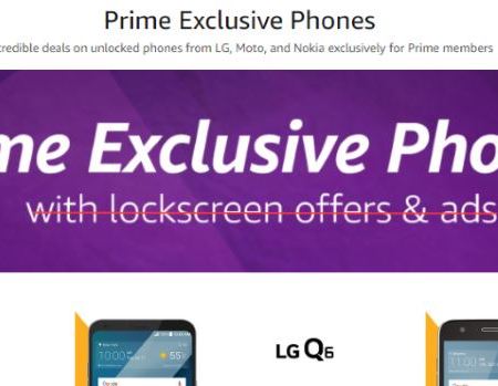 Amazon Prime Exclusive phones