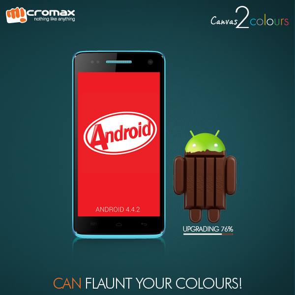 Micromax Canvas 2 Colours update