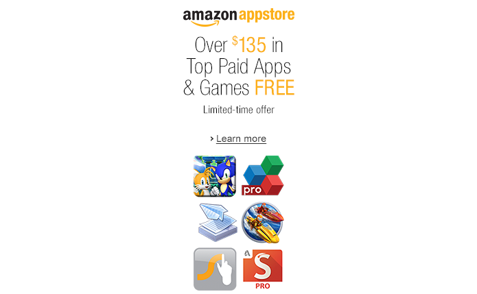 Amazon Appstore Promotion