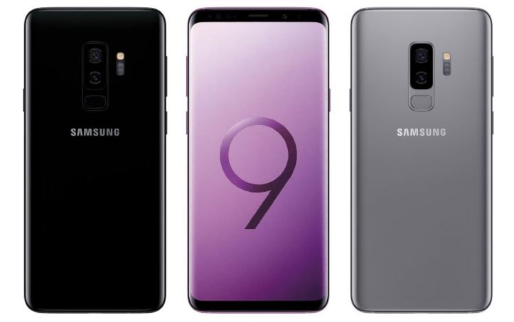 Samsung Galaxy S9 Plus in Black and Grey